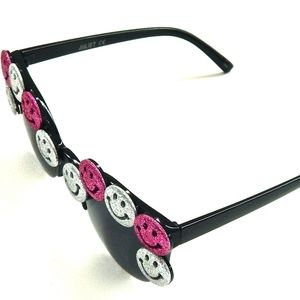 GASOLINE GLAMOUR HAPPY GLITTER COCO SUNGLASSES😄😈😄
